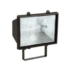 REFLEKTOR 1500W IP44 FEKETE 254MM HALOGÉN