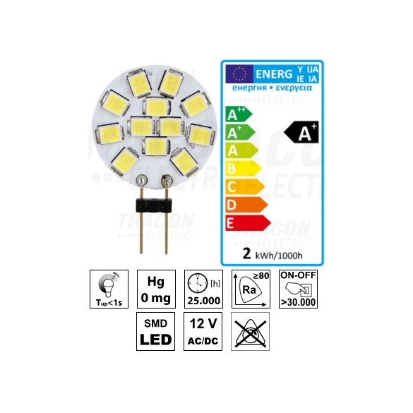 LED 2.2W G4 WW.TRACON LG4K2W  (10529)